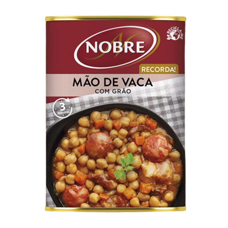 Nobre Cow’s Hooves With Chickpeas Tin 420g