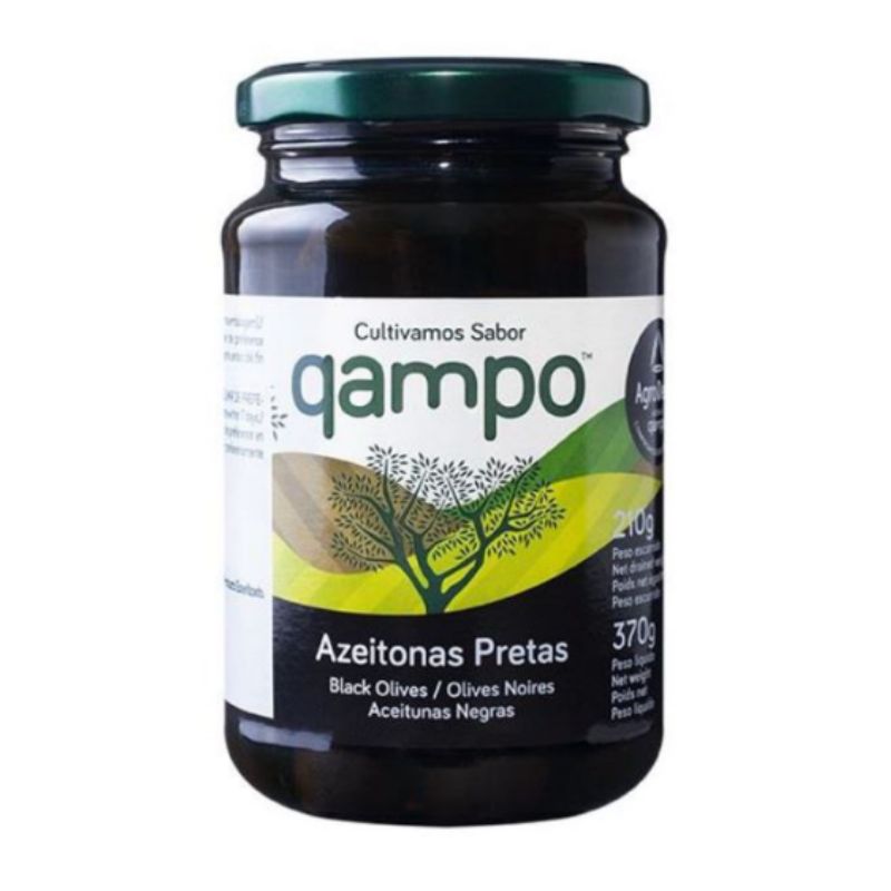 Qampo Black Olives 210g